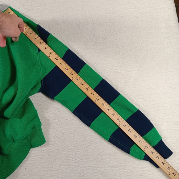 Polo by Ralph Lauren Green and Navy Hoodie - Picture 10 of 11